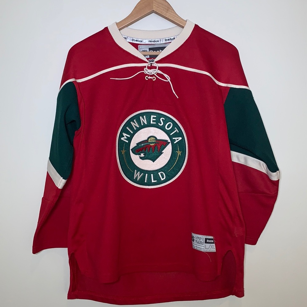 Used NHL Jersey. Youth L/XL. Minnesota Wild, Parise